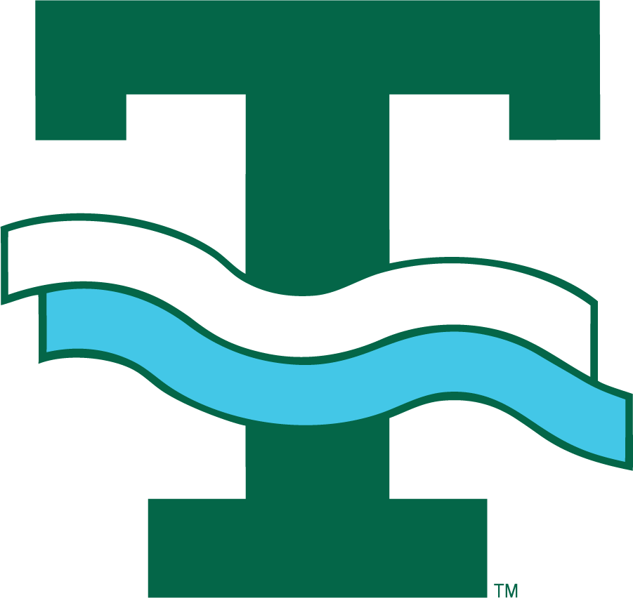 Tulane Green Wave 1986-1998 Primary Logo iron on transfers for T-shirts